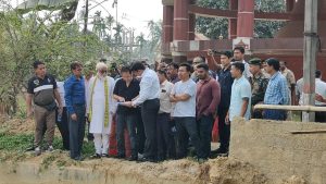 চৌদ্দ দেবতার মন্দির পরিদর্শনে প্রদ্যোত