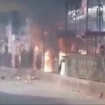 বারাণসীতে গ্যাস লিকেজের ফলে বাজারে আগুন, নিয়ন্ত্রণে আনল দমকল