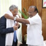 রাজ্যপালের সঙ্গে সুপ্রিমকোর্টের বিচারপতির সৌজন্য সাক্ষাৎ