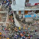 দিল্লির মহাবীর এনক্লেভে ভেঙে পড়ল একটি বহুতলের একাংশ, উদ্ধার একজন