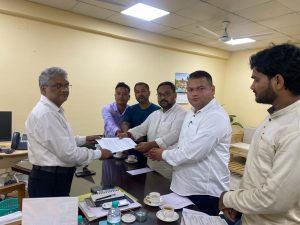 বেকারদের কর্মসংস্থান সহ তিন দফা দাবিতে মুখ্যসচিবের কাছে ডেপুটেশন যুব কংগ্রেসের