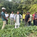 কৃষিমন্ত্রীর পরিদর্শন নারায়ণ সরকারের তরমুজ ক্ষেতে, বৈচিত্র্যময় ফলনে মুগ্ধ