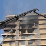 সুরাটে হ্যাপি এক্সেলেন্সিয়া ভবনের ৯ তলায় আগুন, পরিদর্শনে হর্ষ সাংভি