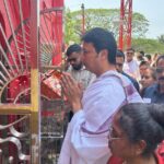 নববর্ষে ত্রিপুরেশ্বরী মায়ের আশীর্বাদ প্রার্থনা করলেন সাংসদ বিপ্লব কুমার দেব