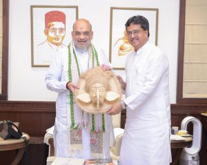 কেন্দ্রীয় স্বরাষ্ট্র মন্ত্রীর সকাশে ত্রিপুরার মুখ্যমন্ত্রী