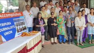 টিজেইউ-র উদ্যোগে ভারতীয় সেনাবাহিনীকে ধন্যবাদ জ্ঞাপন অনুষ্ঠান