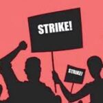 সারা দেশে শ্রমিক সংগঠনগুলোর ডাকে ধর্মঘট, কেন্দ্রের ‘শ্রমিক-বিরোধী’ নীতির বিরুদ্ধে প্রতিবাদ