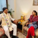 ত্রিপুরার মুখ্যমন্ত্রীর সাথে সাক্ষাৎ সমস্তিপুর কেন্দ্রের সাংসদ শাম্ভবী