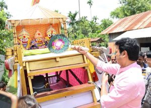 যোগেন্দ্রনগর রথযাত্রা উৎসবে সাংসদ বিপ্লব&hellip;