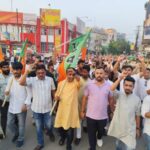সামাজিক মাধ্যমে মুখ্যমন্ত্রীকে নিয়ে কুরুচিকর মন্তব্য, প্রতিবাদে বিজেপির বিক্ষোভ মিছিল