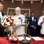 তেলেঙ্গানা হাই কোর্টের মুখ্য বিচারপতি হিসেবে শপথ নিলেন আপরেশ কুমার সিংহ, শপথ পাঠ করালেন রাজ্যপাল জিষ্ণু দেববর্মণ