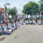 ধর্মনগর থানার সামনে ফের এবিভিপি-র পথ অবরোধ, অভিযুক্তদের গ্রেপ্তারের দাবিতে উত্তপ্ত পরিস্থিতি