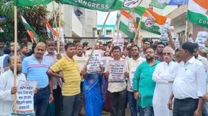 বিদ্যুতের মূল্য বৃদ্ধির ও স্মার্ট মিটারের প্রতিবাদে বিক্ষোভে সামিল সদর জেলা কংগ্রেস