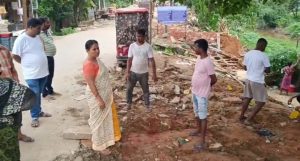 লেইক চৌমুহনী বাজারে উচ্ছেদ অভিযান নিগমের