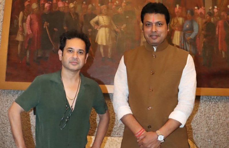 প্রদ্যোতের বাসভবনে গেলেন সাংসদ বিপ্লব দেব