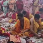 দুর্গা বাড়িতে যথাযোগ্য আয়োজনের মধ্য দিয়ে সম্পন্ন হলো মনসা পূজা