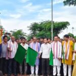 জোলাইবাড়ী রেলস্টেশনে কাঞ্চনজঙ্ঘা এক্সপ্রেসের নতুন স্টপেজের শুভ সূচনা