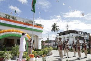 মুখ্যমন্ত্রীর সরকারী বাসভবনে স্বাধীনতা দিবস পালিত