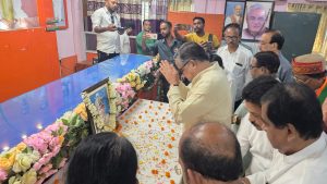 প্রদেশ বিজেপি কার্যালয়ে মহারাজা বীর বিক্রম কিশোর মানিক্যের জন্মজয়ন্তী উদযাপন