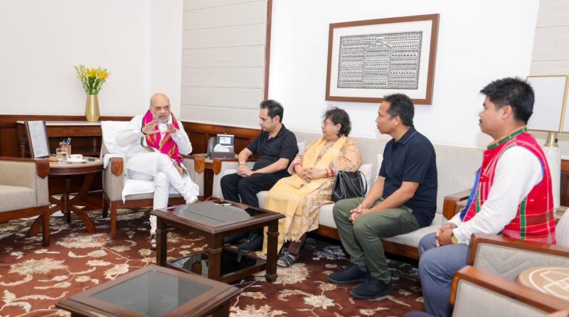 প্রদ্যোতের নেতৃত্বে কেন্দ্রীয় স্বরাষ্ট্র মন্ত্রী অমিত শাহর সঙ্গে সাক্ষাতে তিপ্রা মথার প্রতিনিধি দল