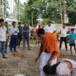 তেলিয়ামুড়ায় নেতাজি স্মৃতি সংঘের ৪২তম বর্ষের দূর্গোৎসব প্রস্তুতি শুরু