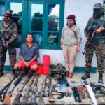 মিজোরামের চামফাইয়ে অস্ত্র ও বিস্ফোরক উদ্ধার, একজন আটক