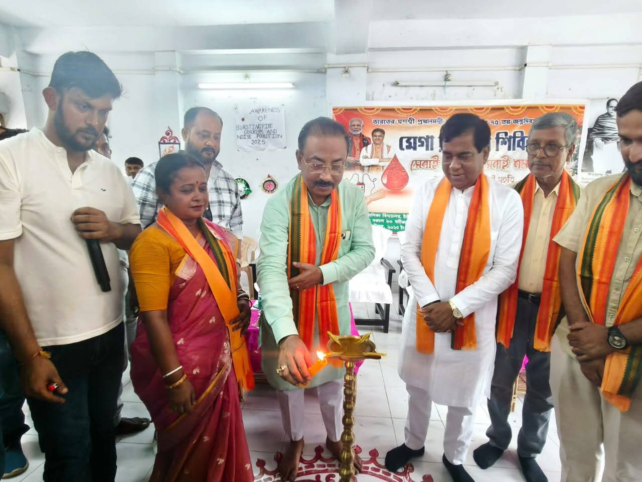 আগরতলায় সৎ ভাবনা সামাজিক সংস্থার উদ্যোগে ১১তম রক্তদান শিবির অনুষ্ঠিত