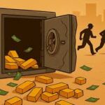 মধ্যপ্রদেশে ব্যাঙ্ক ডাকাতি: ৫ কোটির সোনা ও ৮ লক্ষ টাকা লুট, ৫ জন গ্রেপ্তার