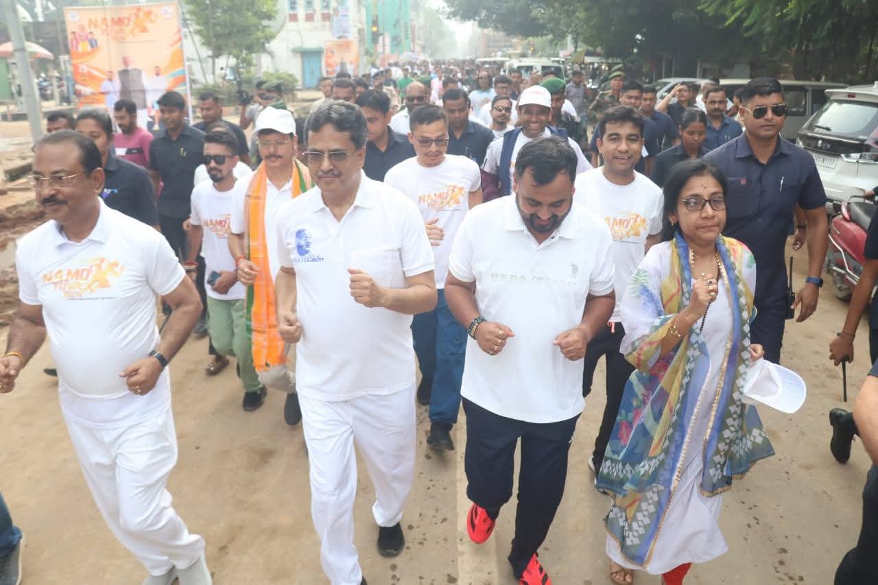 আগরতলায় ‘নমো যুব যাত্রা’ ম্যারাথন: নেশামুক্ত ভারত গড়ার অঙ্গীকারে যুব সমাজের অংশগ্রহণ