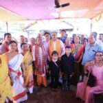 জনজাতি এলাকায় পূজা পরিক্রমায় মুখ্যমন্ত্রী