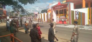 উদয়পুরে প্রধানমন্ত্রীর আগমন উপলক্ষে নিরাপত্তা বেষ্টনীতে মুড়ে ফেলা হয়েছে ত্রিপুরেশ্বরী মন্দির এলাকা, প্রস্তুতি সম্পন্ন