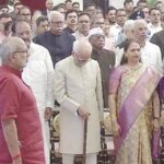 উপরাষ্ট্রপতির শপথগ্রহণ অনুষ্ঠানে জগদীপ ধনখড়; পদত্যাগের পর প্রথম প্রকাশ্যে উপস্থিতি