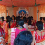 মহাষষ্ঠীর দিনে দুর্গা বোধনে মুখর আগরতলা