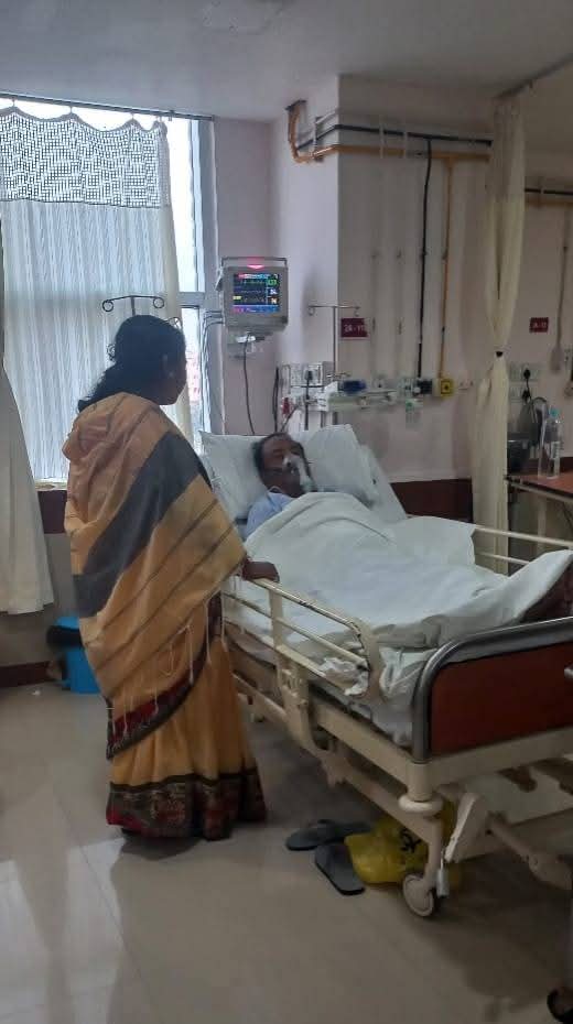 চিকিৎসাধীন রাজীব ভট্টাচার্যের শারীরিক অবস্থার খোঁজ নিলেন কেন্দ্রীয় প্রতিমন্ত্রী