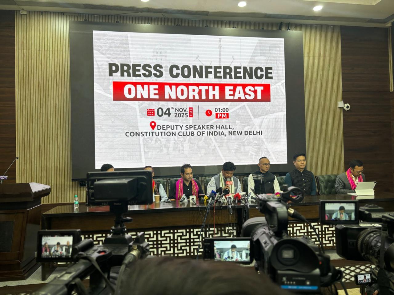 নতুন রাজনৈতিক জোট ‘ওয়ান নর্থ ইস্ট’ ঘোষণা: উত্তর–পূর্ব ভারতের ঐক্যের বার্তা দিলেন চার রাজ্যের নেতা