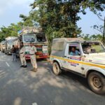 ধর্মনগর থেকে আগরতলায় পুলিশি পাহারায় জ্বালানী ট্যাংকার পরিবহন — নিরাপত্তা নিয়ে প্রশ্ন উঠছে