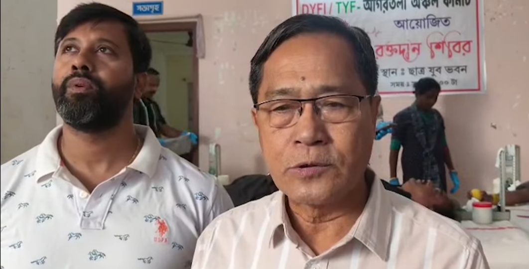 ডিওয়াইএফআই ও টিওয়াইএফ-এর উদ্যোগে রক্তদান শিবির