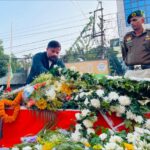 প্রয়াত বিশ্ববন্ধু সেনকে বিজেপি কার্যালয়ে শেষ শ্রদ্ধাঞ্জলী নিবেদন