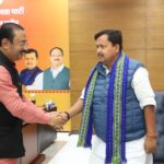 বিজেপির নবনিযুক্ত সর্বভারতীয় কার্যকরী সভাপতির সঙ্গে প্রদেশ বিজেপি সভাপতির সৌজন্য সাক্ষাৎ