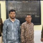 দুটি পৃথক জায়গায়, দুই বাংলাদেশী নাগরিক ও তিন রোহিঙ্গা আটক