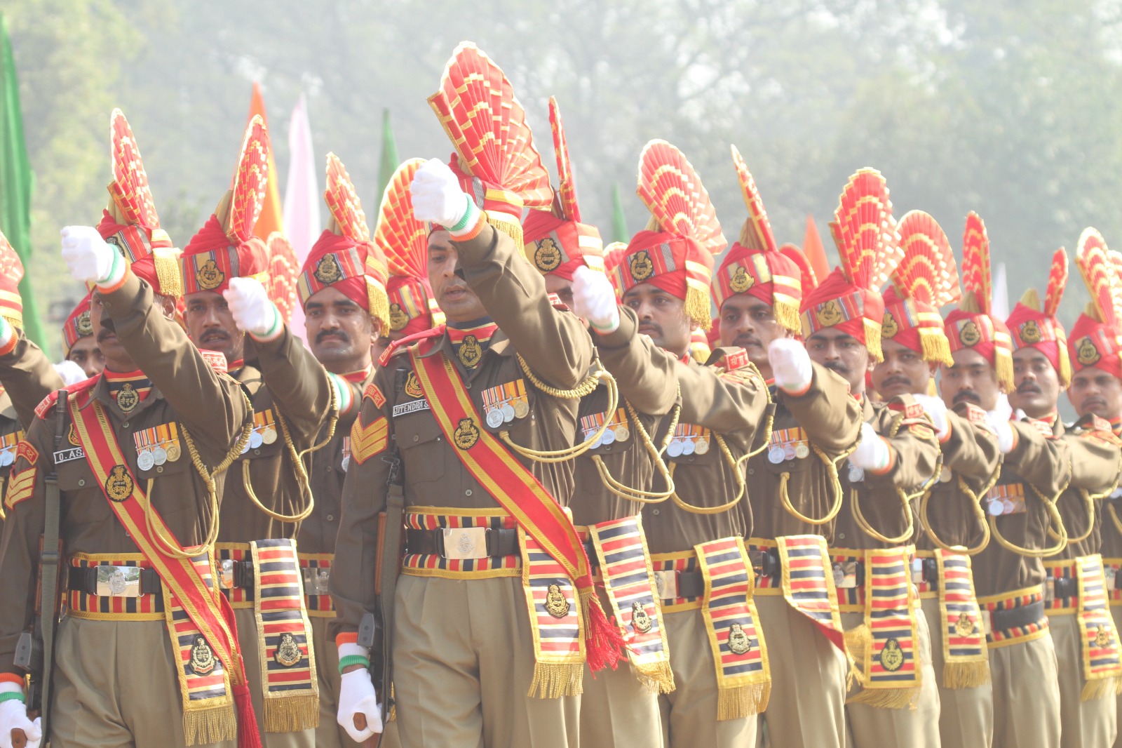প্রজাতন্ত্র দিবস উপলক্ষে আসাম রাইফেল ময়দানে অনুষ্ঠিত হলো ফাইনাল রিহার্সেল