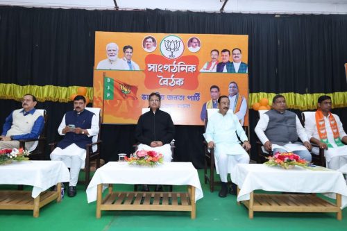 পেশিশক্তি নয়, উন্নয়নের মাধ্যমে জয়ী হবে বিজেপি: মুখ্যমন্ত্রী