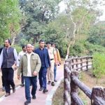 সিপাহীজলা অভয়ারণ্যের পরিচ্ছন্নতা ও পরিকাঠামো খতিয়ে দেখলেন বনমন্ত্রী