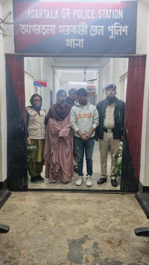 আগরতলা রেল স্টেশন থেকে বাংলাদেশি&hellip;