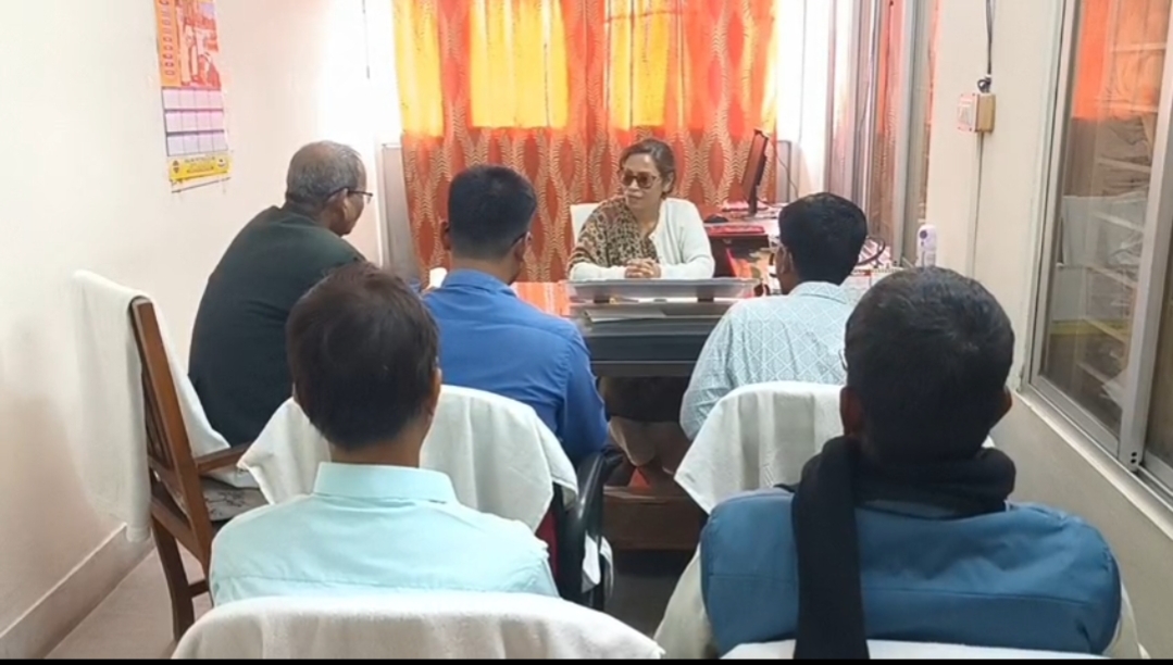 ৭ দফা দাবিতে বুনিয়াদি শিক্ষা অধিকর্তার কাছে অল ত্রিপুরা ব্লাইন্ড অ্যাসোসিয়েশনের ডেপুটেশন