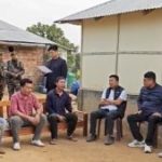 দামছড়ায় রিয়াং ব্রু পুনর্বাসন গ্রাম পরিদর্শনে মন্ত্রী বিকাশ দেববর্মা