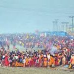 মৌনি অমাবস্যায় গঙ্গা-যমুনার সঙ্গমে লাখো ভক্তদের পবিত্র স্নান