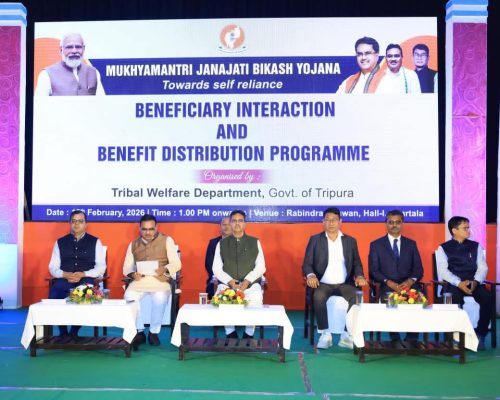 জনজাতি অংশের ভাই বোনদের প্রকৃত উন্নয়ন ছাড়া এক ত্রিপুরা শ্রেষ্ঠ ত্রিপুরা গড়া সম্ভব নয়: মুখ্যমন্ত্রী