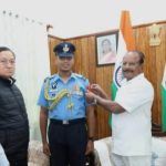 রাজ্যপালের এডিসি হিসেবে স্কোয়াড্রন লিডার প্রসাদ প্রকাশ পট্টবর্ধনের দায়িত্বভার গ্রহণ