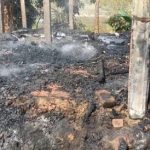 বৈদ্যুতিক শর্ট সার্কিটে বসত ঘরে আগুন, নিঃস্ব শ্রমিক পরিবার